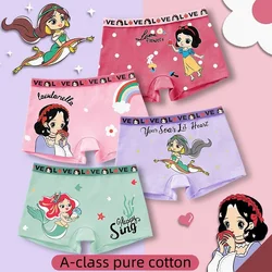 Cartoon Star Delu Children's Pure Cotton Breathable Underwear Boys And Girls Princess Cute Underwear