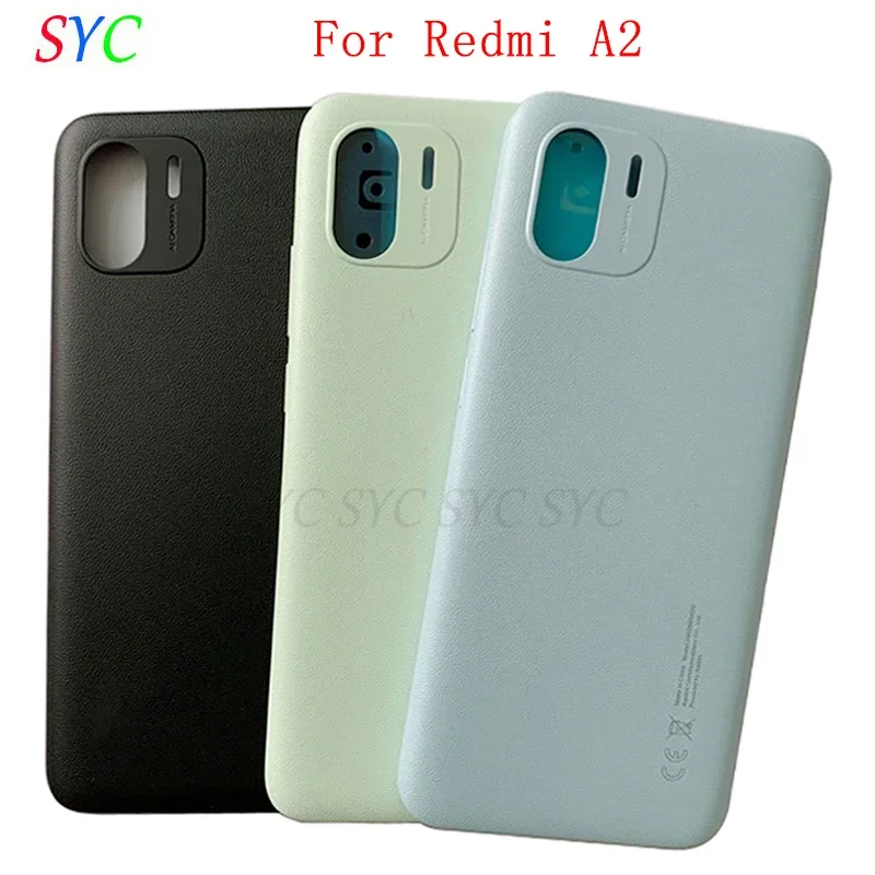 

Back Door Battery Cover Housing Case For Redmi A2 Rear Cover with Logo Repair Parts