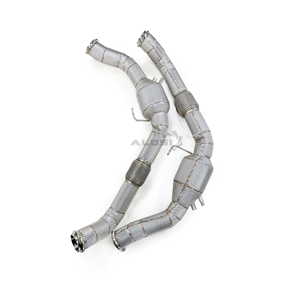 مناسبة لبورشه باناميرا 2.9T 976 2021-2023 مع الأنبوب الأمامي الحفاز غير المضيء