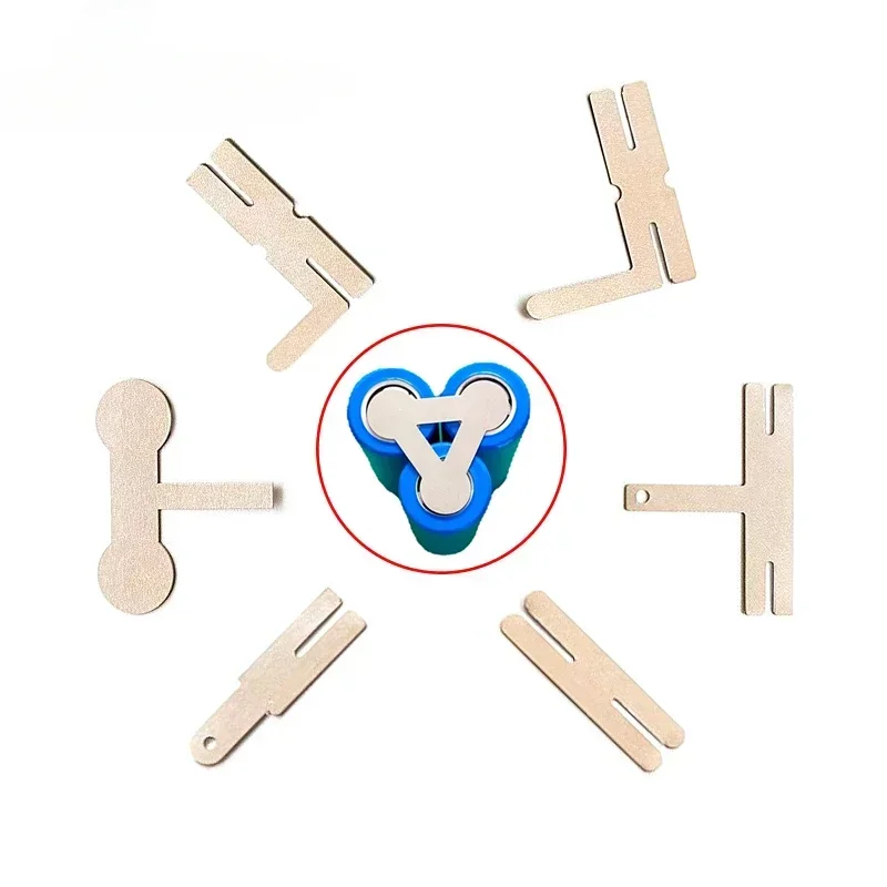 리튬 배터리 18650 니켈 도금 강판 플레이트, 배터리 용접기 스폿 DIY 프로젝트, 50 개