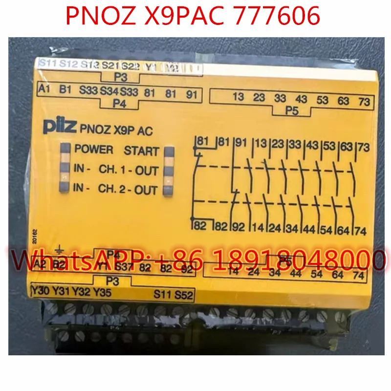 

Совершенно новый, PNOZ X9PAC 777606, оригинальный.