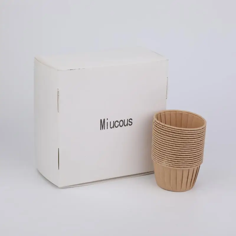 Miucous Cupcake baking cups, 20 pieces,  oil-proof cupcake wrapping paper, suitable for making cupcakes, muffins and nut foods
