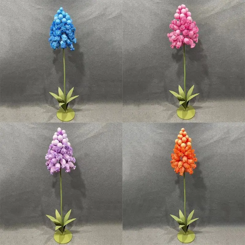 New decorative wedding stage hyacinth layout simulation foam wedding big flower paper flower wedding supplies