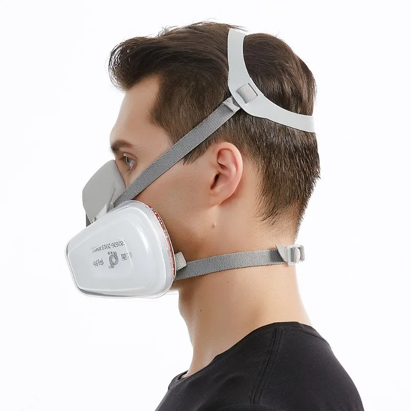 New 7in1/16in1 6200 Dust Gas Respirator Half Face Dust Mask For Painting Spraying Organic Vapor Chemical Gas Filter Work Safety