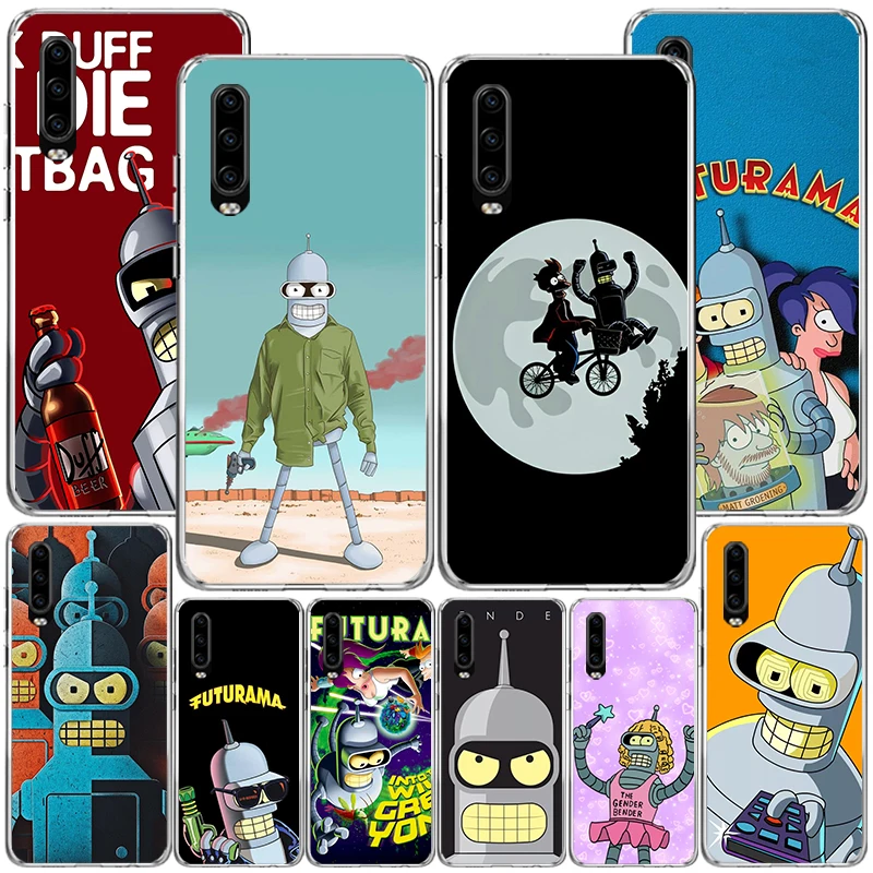 Cartoon F-Futuramas Phone Case For Huawei P40 P30 P20 P10 Lite Mate 20 10 Pro P Smart Z Y5 Y6 Y7 Y9 Personalized Print Cover