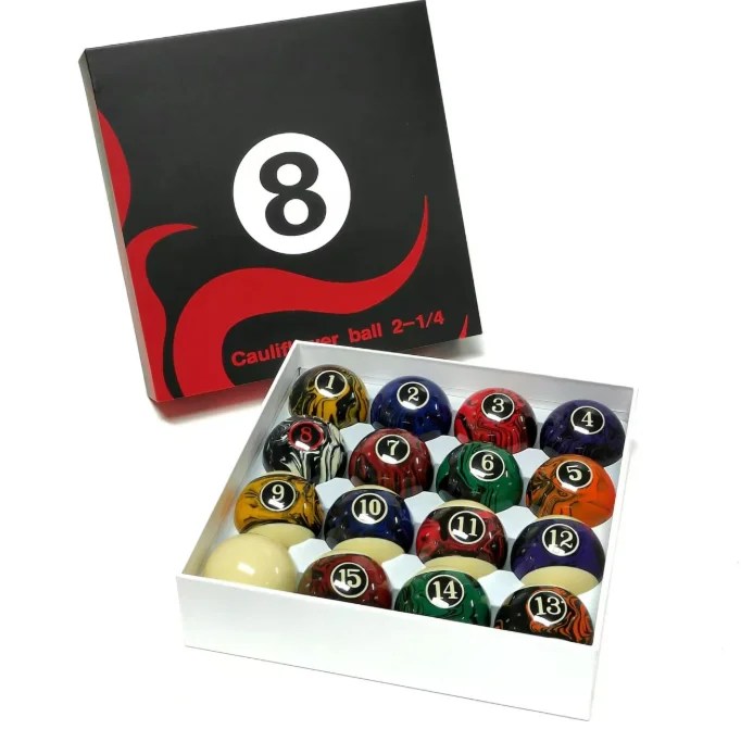 

2025 НОВЫЙ стиль Премиум качество 2-1/4 дюйма 57,2 мм 16 шт./кор. Мяч для бильярдного бассейна для игры в бильярдный стол