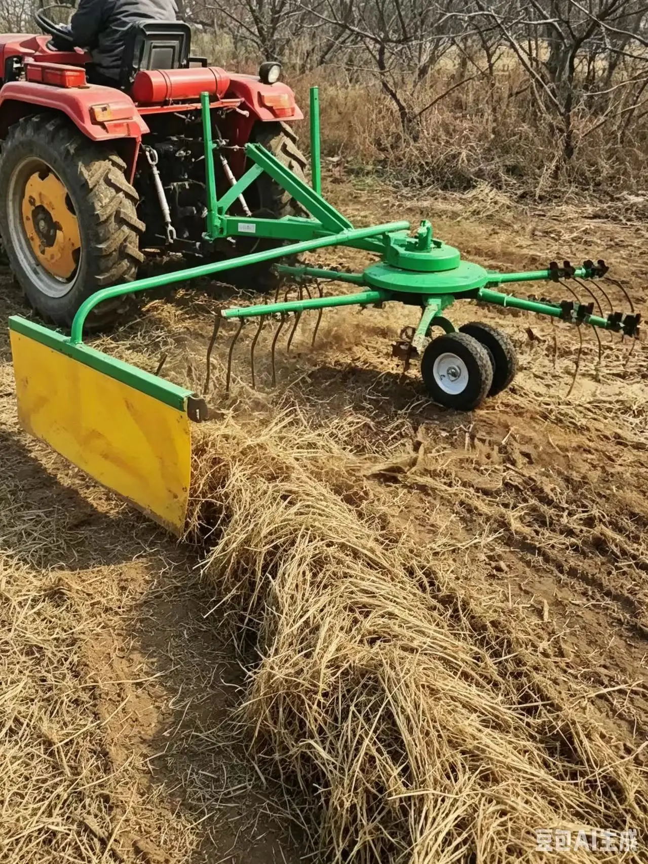 3.5-meter High-Efficiency and Durable for Fast Hay Collection and Windrowing Rotary Hay Rake