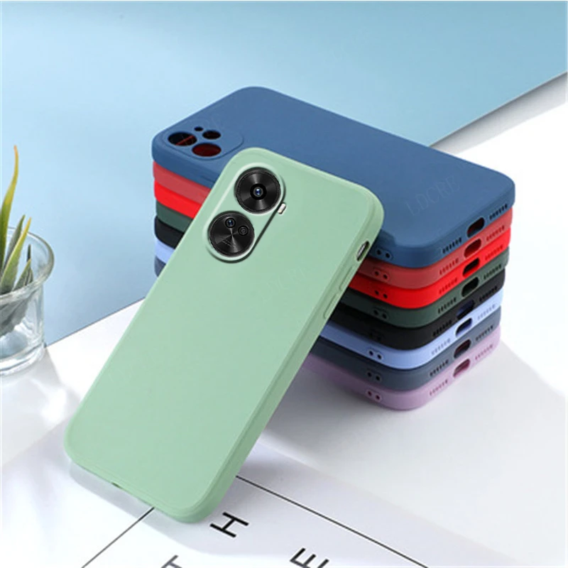 Untuk penutup Huawei Nova 12 SE casing untuk Nova 12 SE Capas tahan guncangan asli kembali silikon TPU lunak casing Huawei Nova 12 SE
