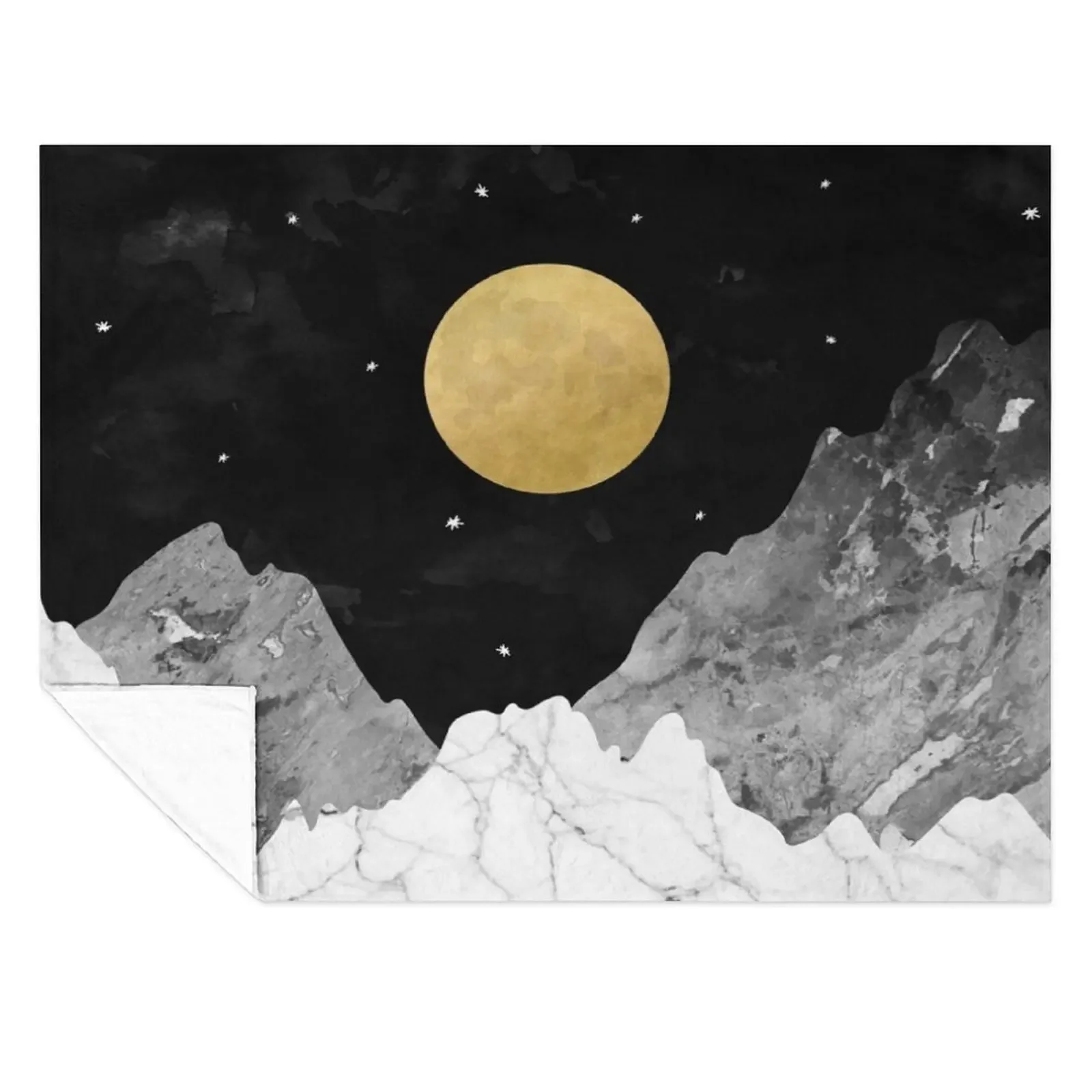 

Moon and Stars Throw Blanket Personalized Gift Stuffeds Shaggy Decorative Beds Blankets
