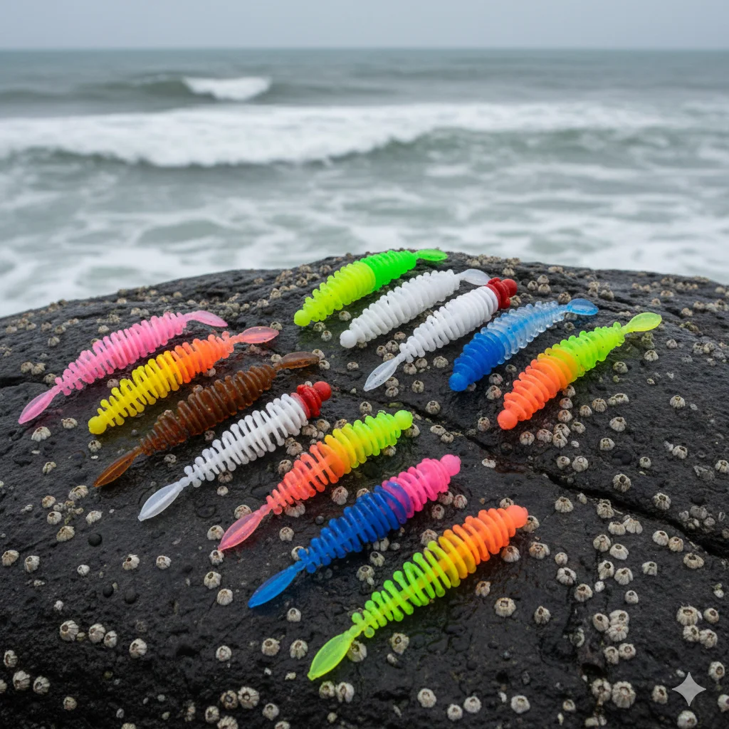 20pcs 6cm 1.1g Ribbed Soft Bai - огляд і ціна Fishing Lure Spinnerbait