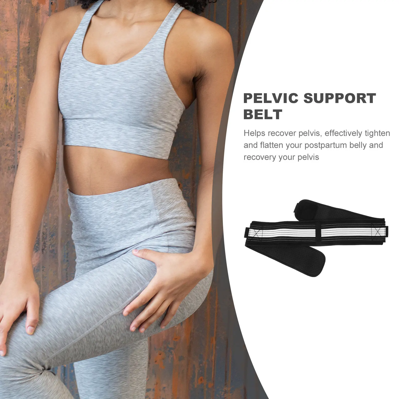 

Послеродовой поддерживающий пояс для таза из дышащего премиум-материала, корректирующий пояс для таза, подтягивающий бедра, утягивающий пояс для талии для женщин