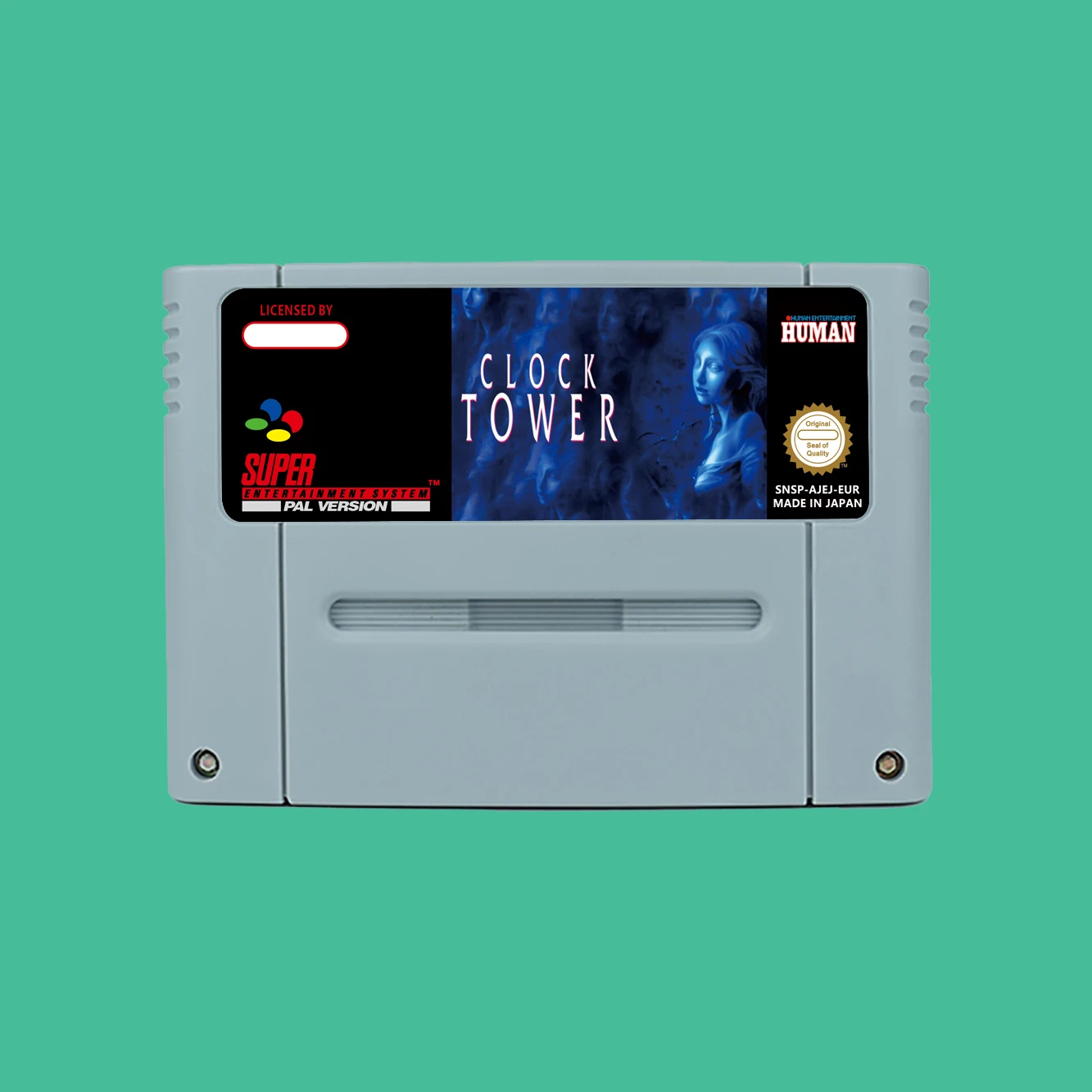RPG Game for Clock Tower  - USA or EUR version Cartridge available for SNES Video Game Consoles