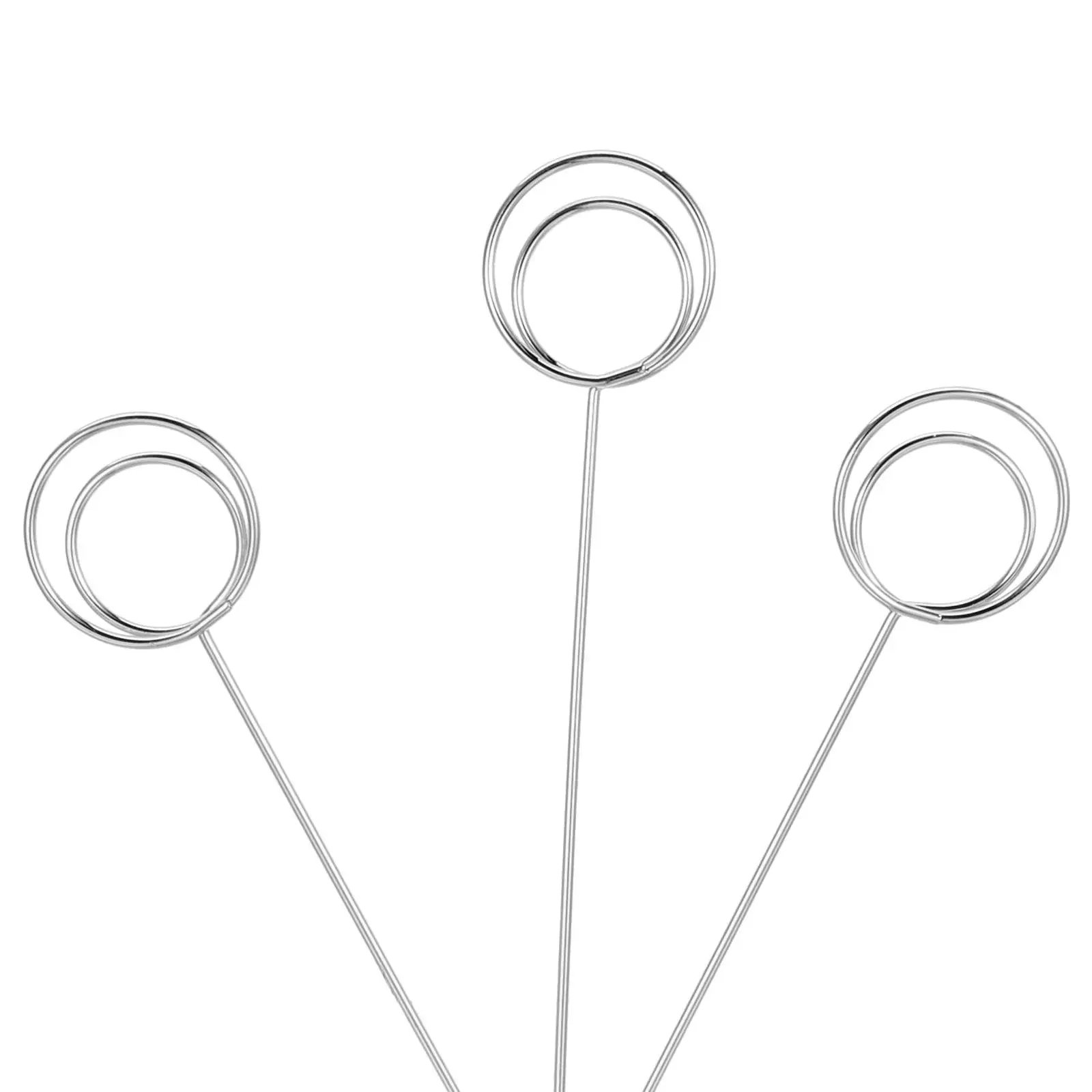 Peacock Shape Metal Desktop Photo Clip Stand with Round Base Multi-Head Photo Tree Holder Clip for Wedding Place Cards