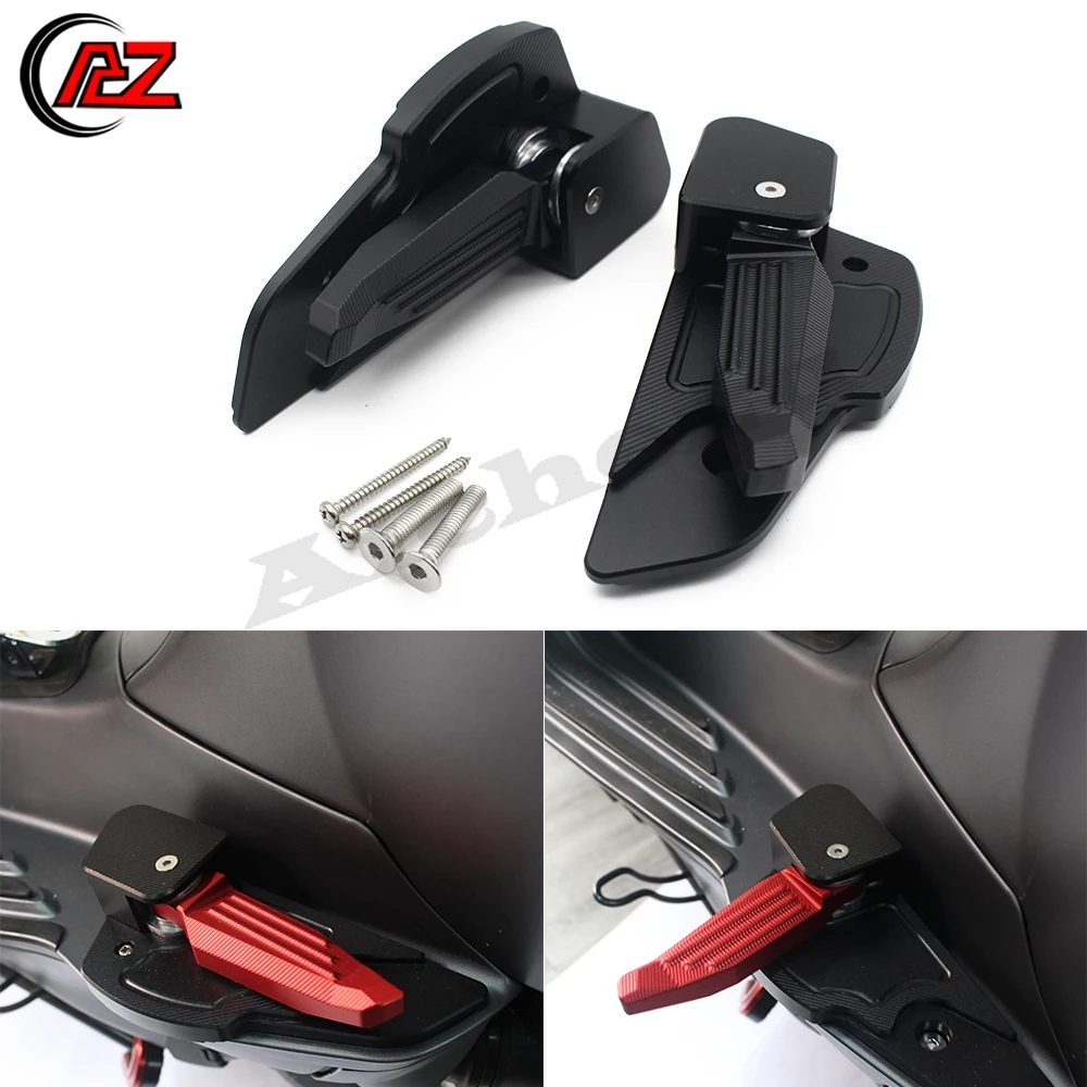 

Motorcycle Rear Footrests Passenger Extensions Extended Footpegs Adapters Foot Rests for Prima 150 SPRINT SPRING