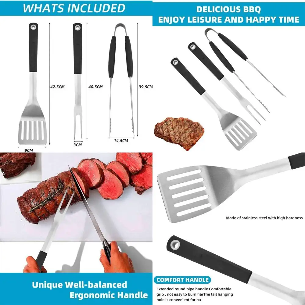 

BBQ Outdoor Combination Three Piece Set of Barbecue Tools
