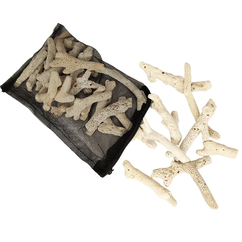 Natural Coral Bone Stone Marine Aquarium Substrate Fish Tank Filter Media