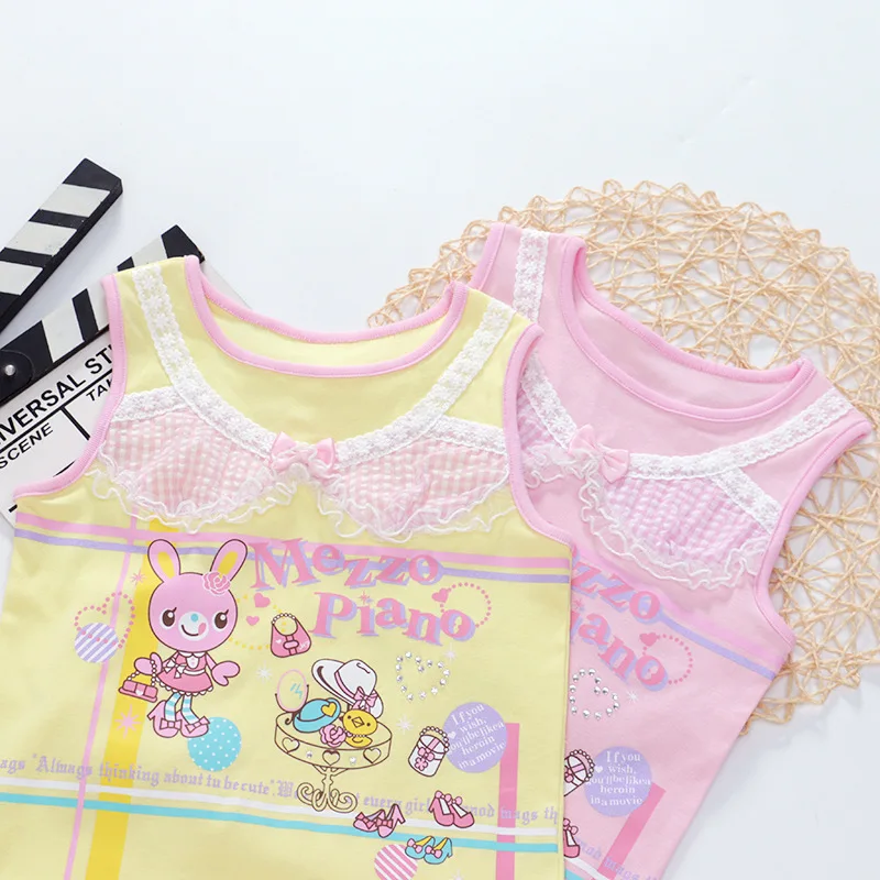 Chaleco japonés suave y lindo para niñas, ropa para niñas, ropa a juego para madre e hija, ropa dulce de dibujos animados para hijas, Jojifuku
