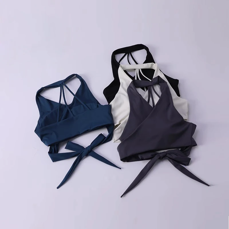 Summer Sports Bra Women's Running Wearing Shock Resistant Training Yoga Suit Vest Top Fitness Bra