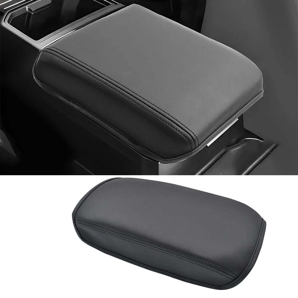 For Toyota Tacoma 2024 Car Armrest Box Cover Black Center Console Arm Rest Pad Protector Cushion Auto Interior Accessories