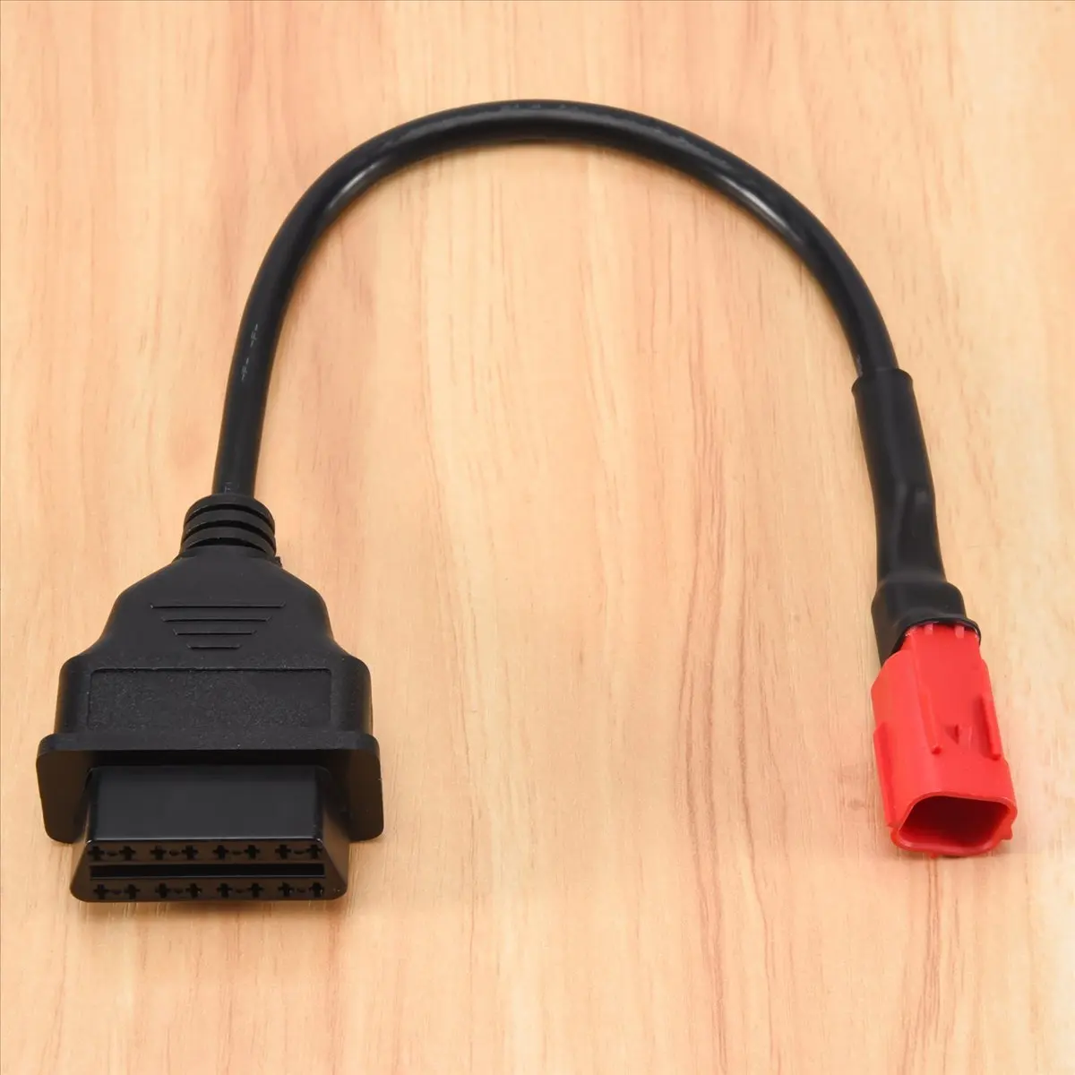 #41A 6 To 16 Pin Motorcycle OBD Adaptors for Honda Yamaha Suzuki BENELLI,for honda obd2,(ABS)
