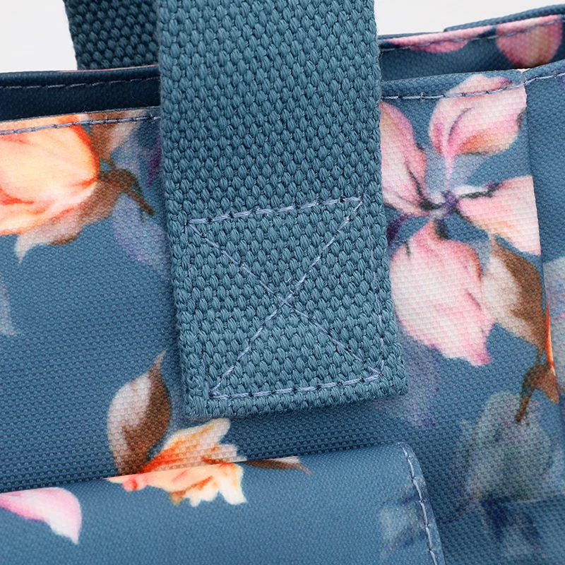 Wear-resistant fabric Women Shoulder Crossbody Bag Printed Flower Top-Handle Bags Female Large Capacity Tote bag Handbags