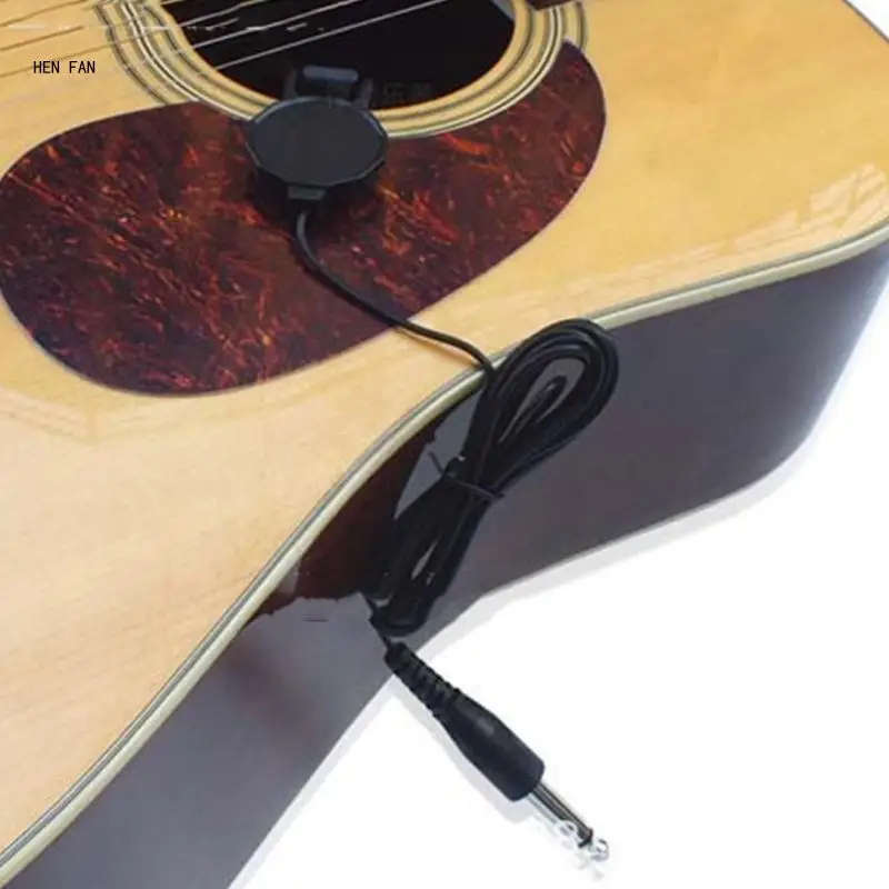 Acoustic Guitar Piezo Pickup Contact Microphone Vocal Pickup Replacement Clip-On Pickup Musical Instrument Accessory M89D