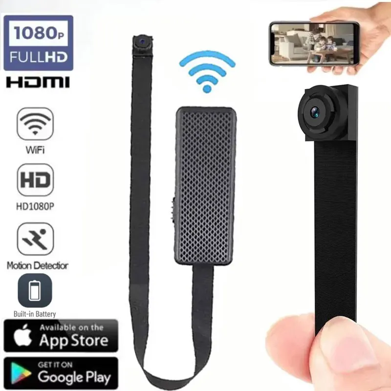 

HD1080P Wifi Cameras Portable Cam Camcorder P2P Wireless Webcam Loop Recording Support Remote Viewing