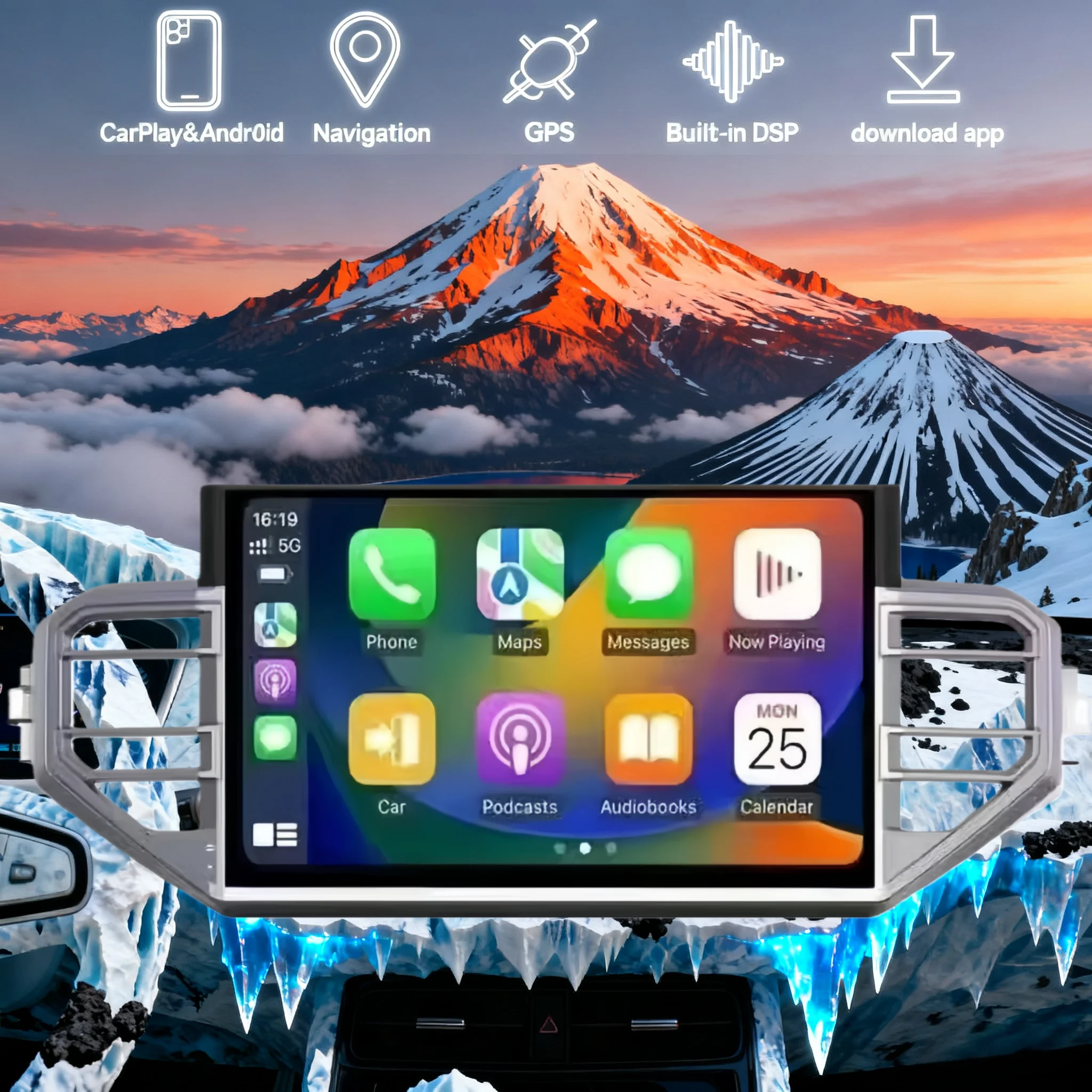 

14.6 Inch Android 14 CarPlay Screen Car Radio For Toyota Tundra Sequoia 2020-2024 GPS Multimedia Stereo Player Auto Head Unit