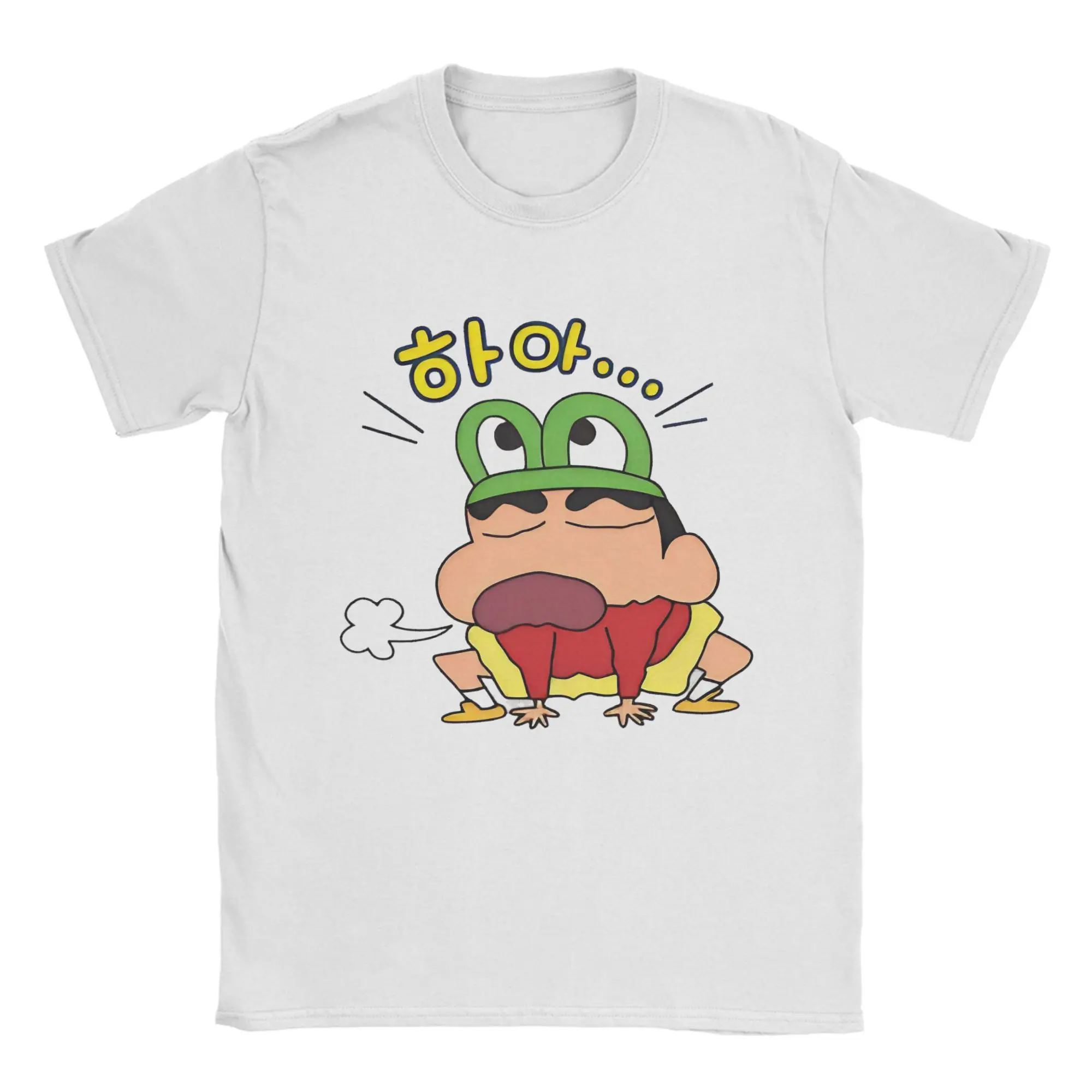 Novelty C-Crayon S-Shin-chans T Shirt Men Cotton Short Sleeve Anime Cartoon O-neck Summer Tops Shirts
