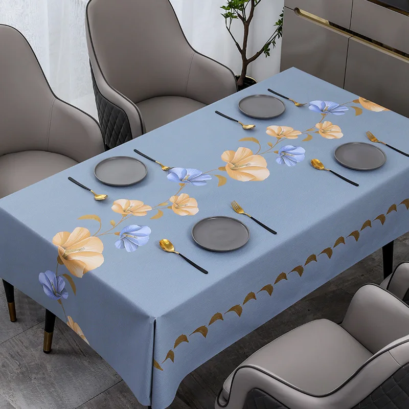 Kitchen Table Wedding Decoration Waterproof Fabric Desk Ins Wind Nordic Rectangular Table Cloth Coffee Table Tnappe De Table