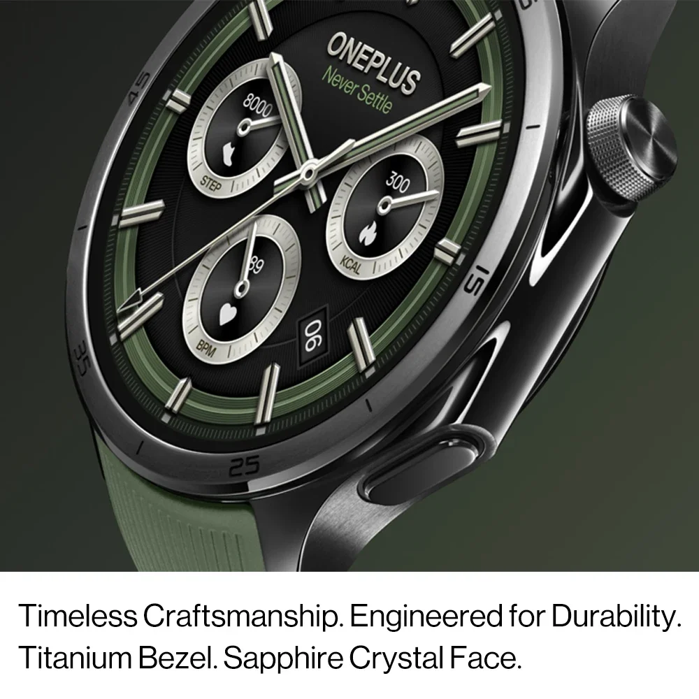 2025 OnePlus Watch 3 الإصدار العالمي ساعة ذكية 1.5 AMOLED 32GB Snapdragon W5 Wear OS بواسطة Google Snapdragon W5 IP68 #2