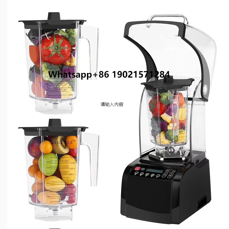 

Lfgb Five Square Cup Double-Blade Blunt Knife Kitchen Appliances Electric Smoothie Food Juicers Mixer Blenders Machine