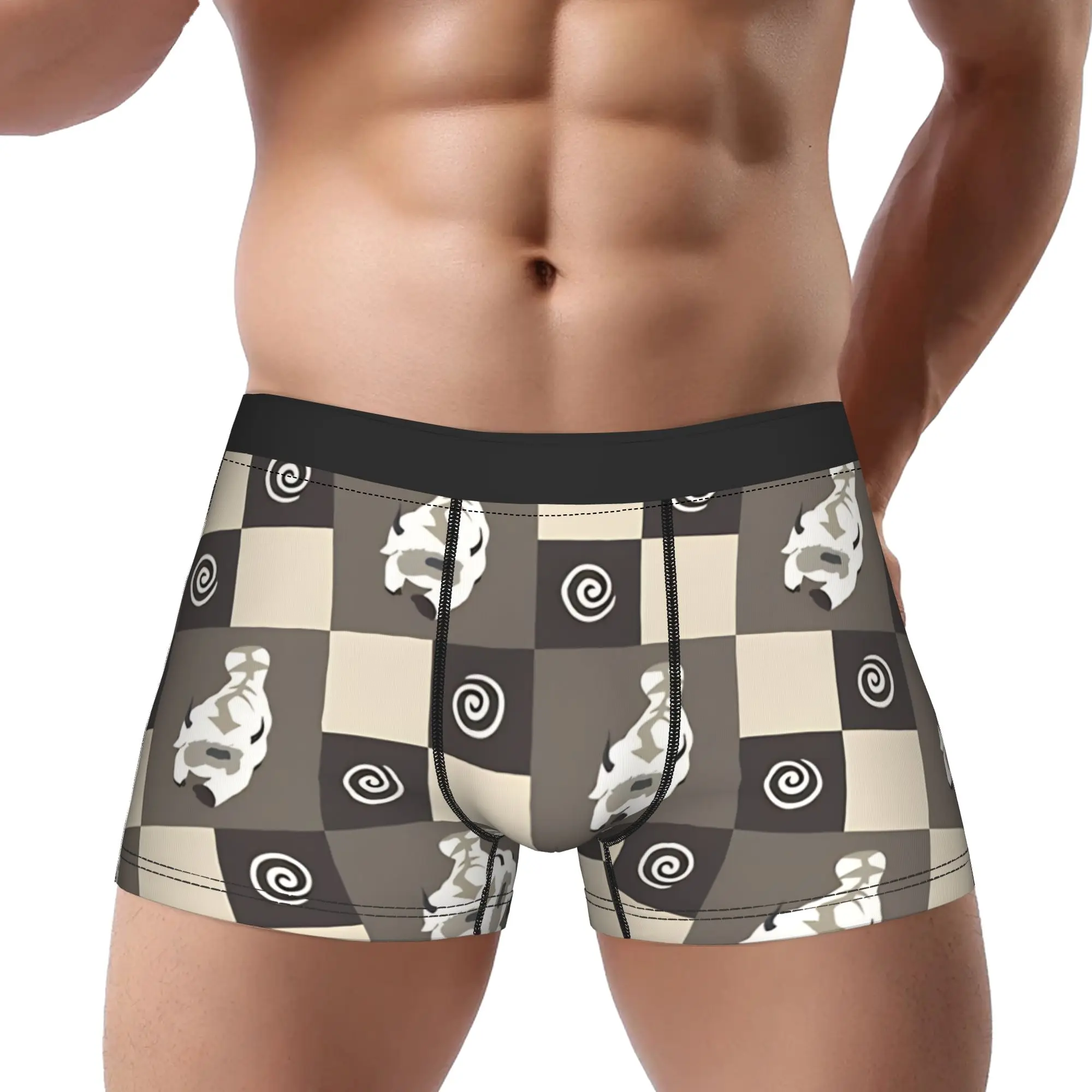 Appa pattern  Avatar  The Last Airbender   Avatar Anime Underpants Homme Panties Male Underwear Print Shorts Boxer Briefs