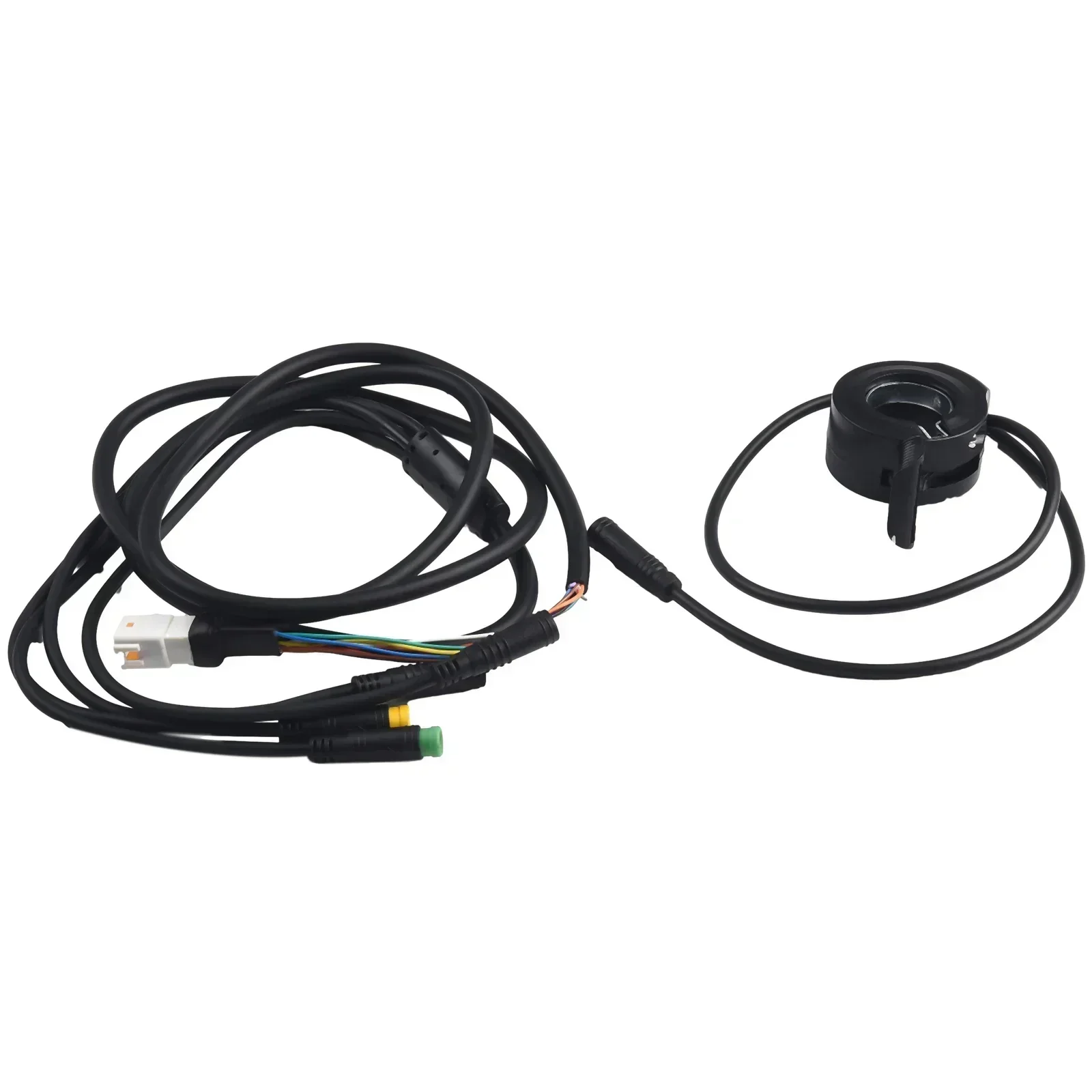 

130X трос двигателя дроссельной заслонки для электронного велосипеда, черный тормозной дисплей для Bafang M400 G330 G510 M620, замена линии, резиновая новинка