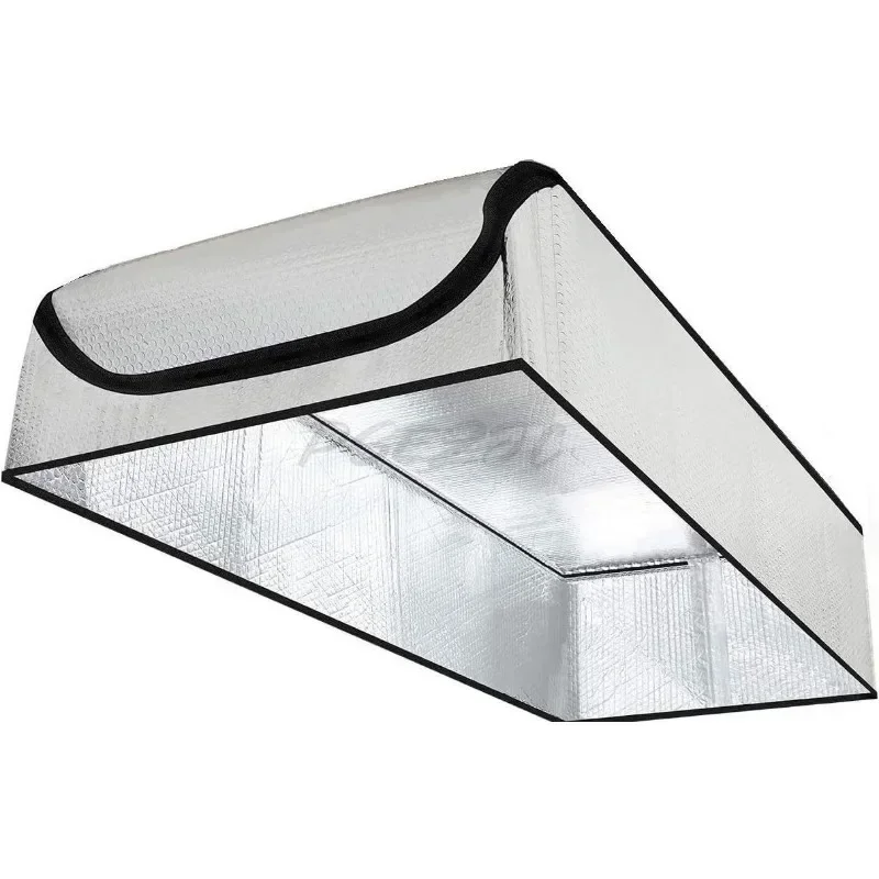 Attic Tent Insulation Cover Aluminum Foil Cover 54x25x11 Inch Waterproof Foldable Dust Cover Insulation Insulation Tool