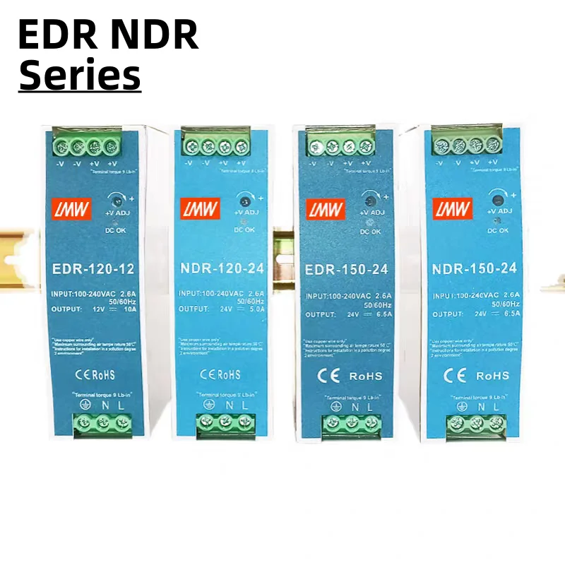 

Импульсный источник питания NDR-75 Вт 120 Вт 240 Вт 480 Вт промышленная DIN-рейка 12 В 24 В 48 В переменного/постоянного тока с одним выходом силовой трансформатор