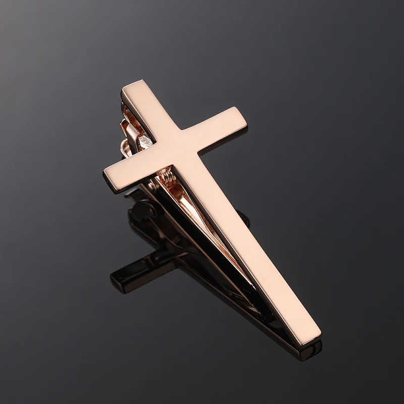 Shark Tie Clip Fashionable New Men\'s Shirt Tie Christian Cross Pin Rose Tie Clip, Manufacturer Direct Wholesale
