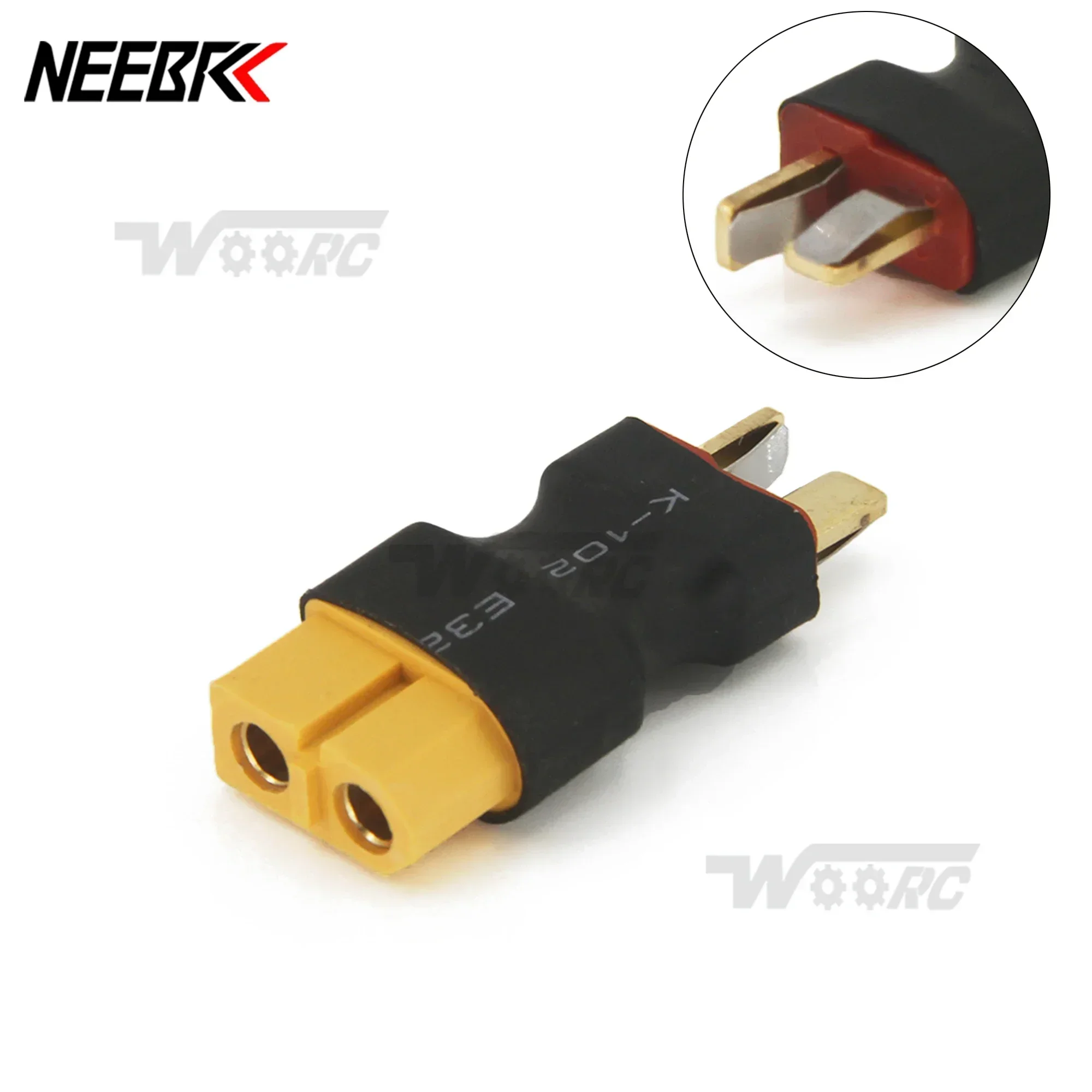 1pcs RC XT60 Female To Deans Plug Male T Connector Adapter Car Plane FPV Lipo Battery ESC Motor Switch Wholesale Car Accessories