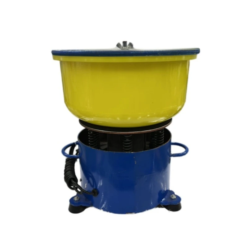 

Small vibration polishing bucket grinding and polishing jewelry jadeite ceramic metal vibration polishing machine