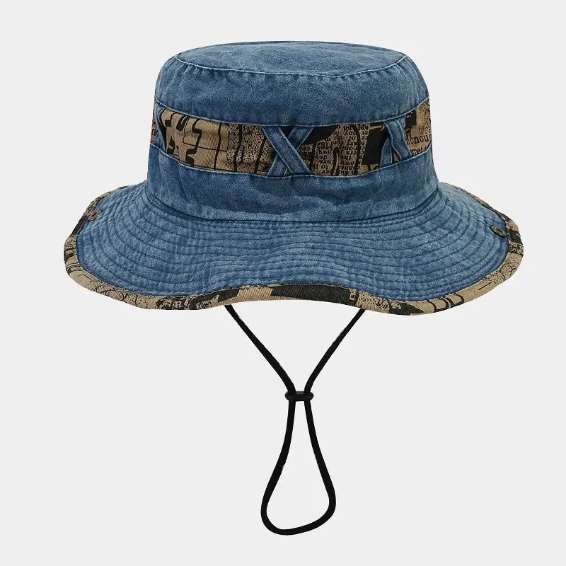 2024 Four Seasons Cotton Letter Embroidery Pattern Bucket Hat Fisherman Hat Outdoor Travel Sun Cap For Men And Women 153