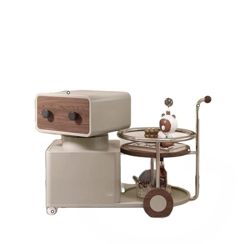 

Living room coffee table trolley modern home multi-functional creative side cabinet sofa rotation