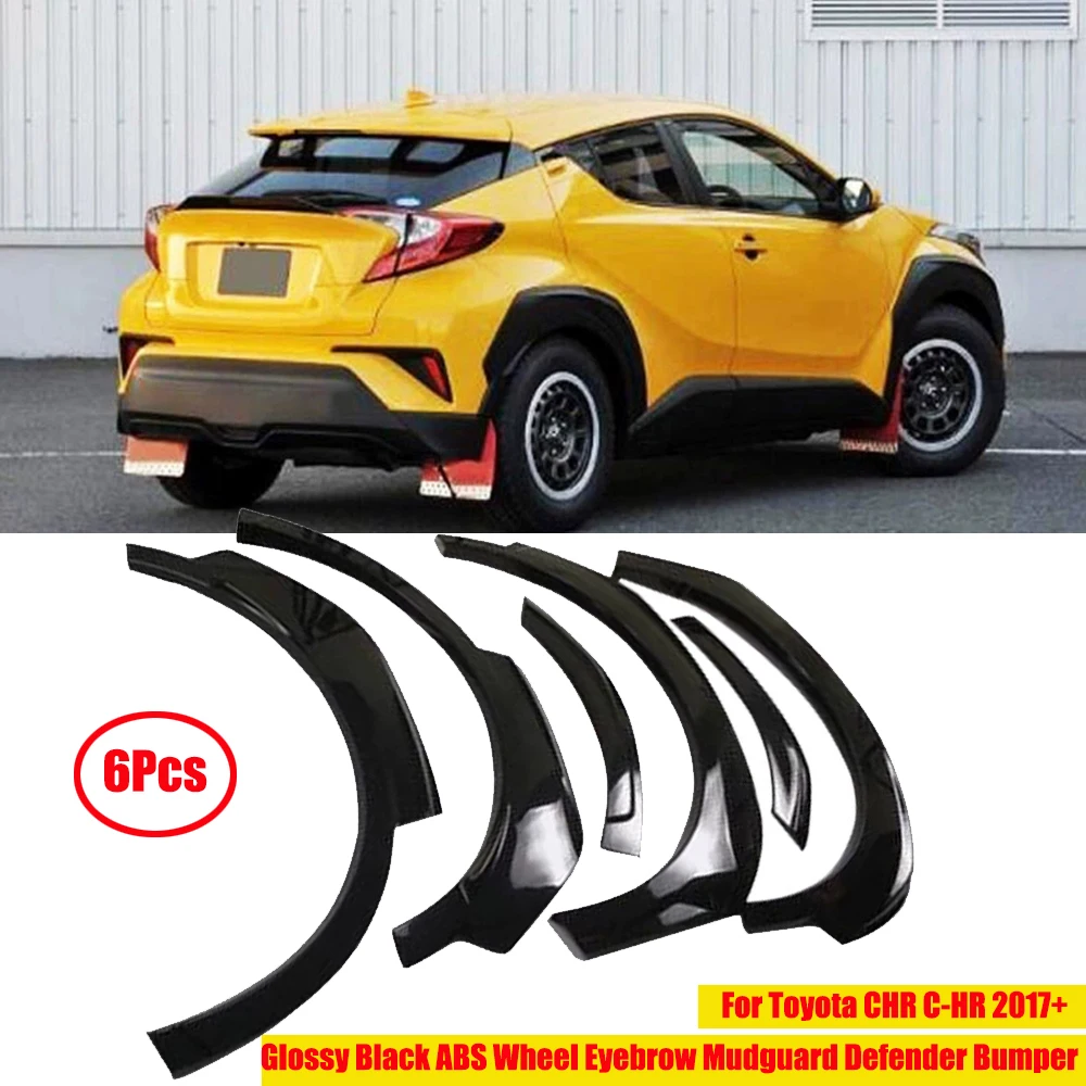 ABS Car Wheel Eyebrow Mudguard Defender Bumper For Toyota CHR C-HR Auto Accessories