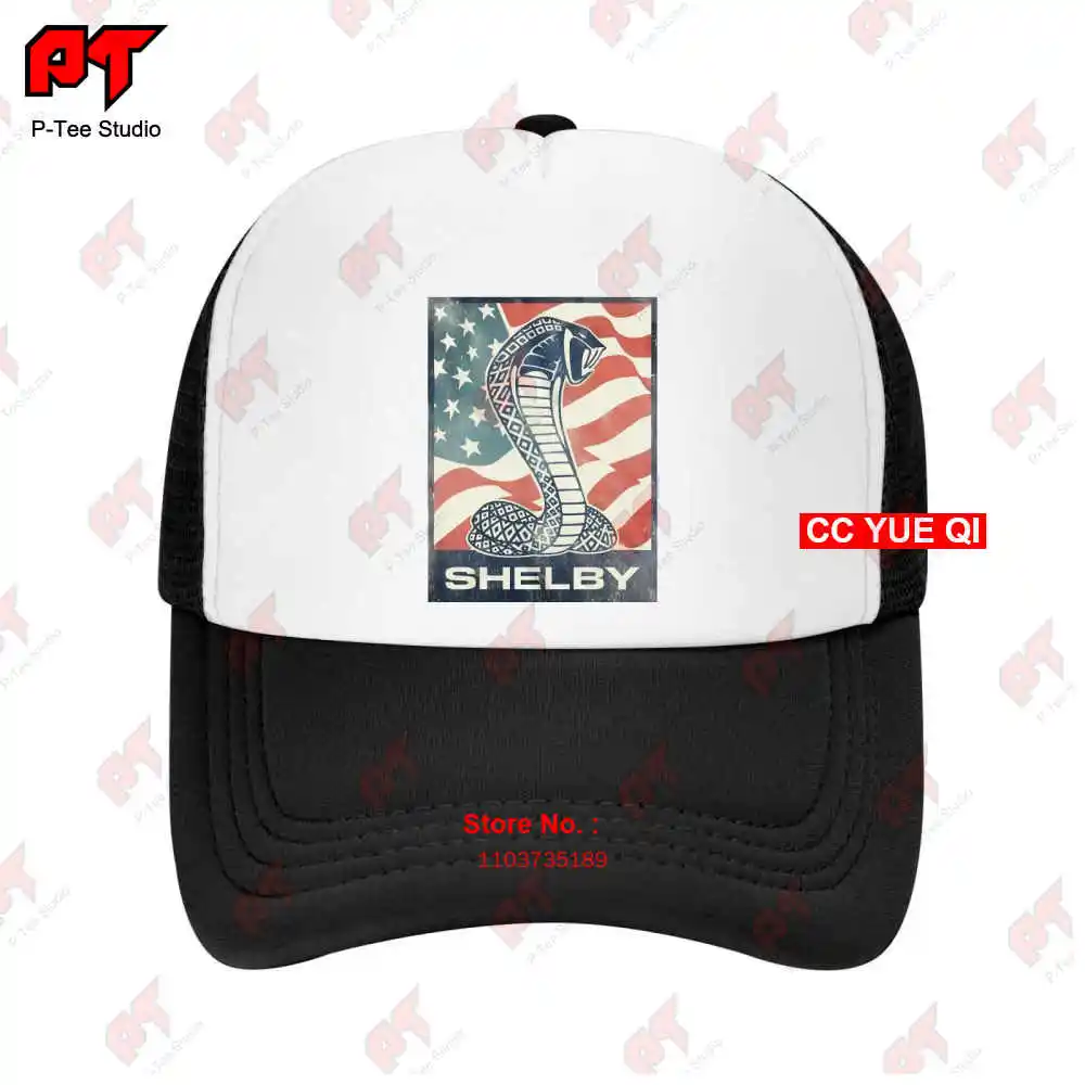 Carroll Shelby Flag Snake American Baseball Caps Truck Cap 6L9F