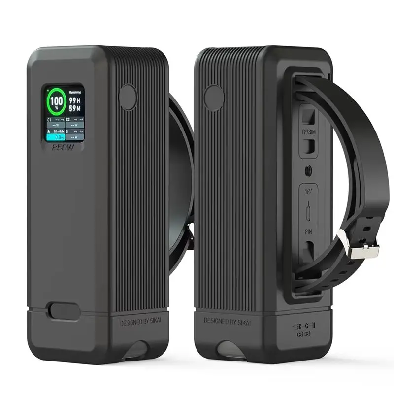 

ABMF-For Anker Prime 250W Power Bank: силиконовый чехол, портативный дорожный футляр для хранения с отсеком для TF/SIM-карт