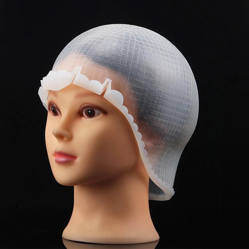 Professional Hair Dyeing Caps, Silicone Coloring Tool