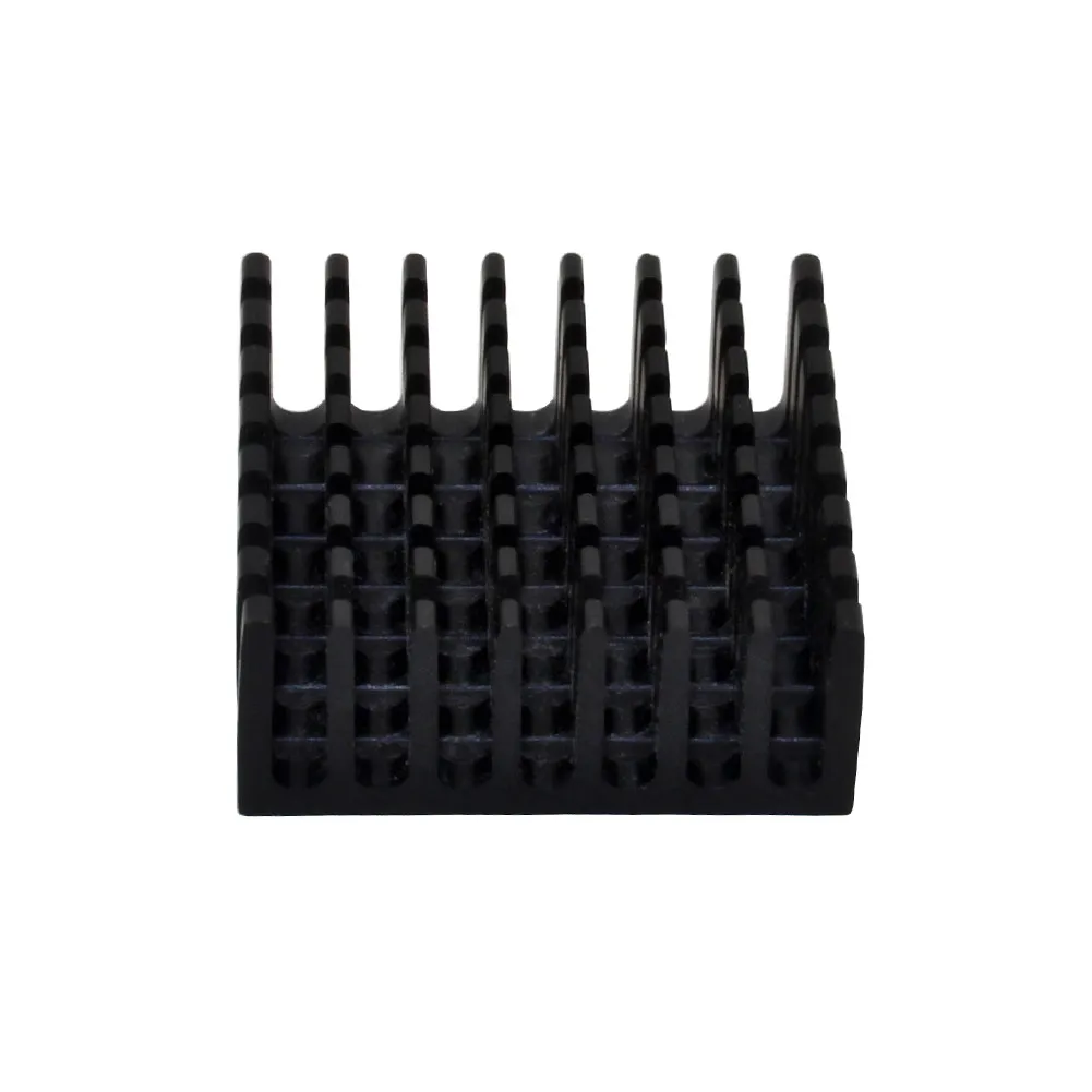 25x25x10mm 20pcs Aluminum Heatsink Black Heat sink cooling for Electronic IC Chip With Thermal Conductive Tape