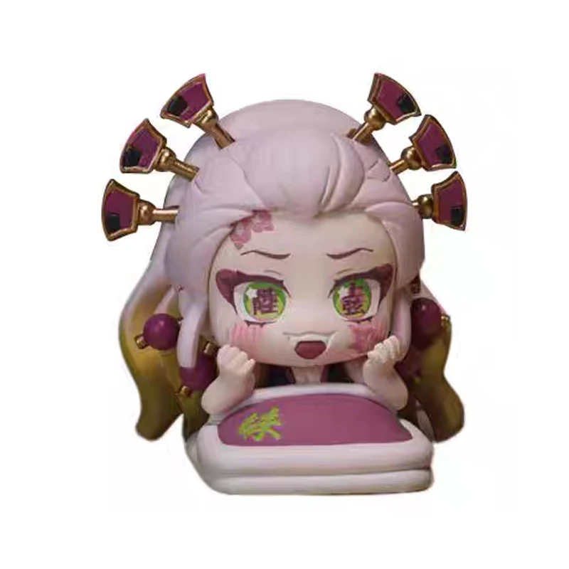 شيطان القاتل Giyuutarou Akaza Gashapon Q-نسخة شخصيات كرتونية النوم النمذجة حلية عمل نموذج لجسم اللعب #2