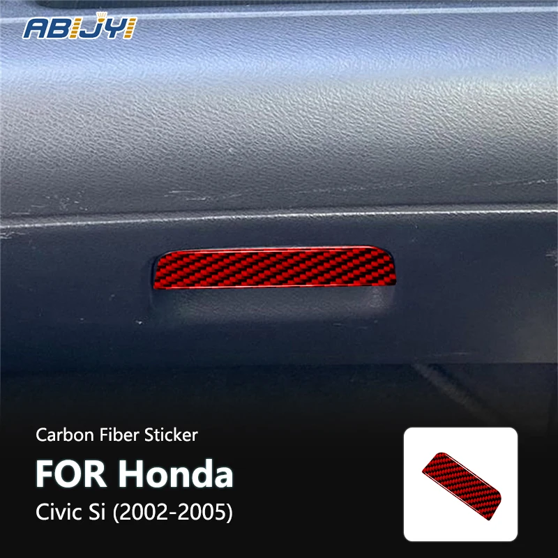 

For Honda Civic Si 2002-2005 Accessories Carbon Fiber Style Interior Car Glove Box Switch Panel Trim Cover Trim Sticker Decorati