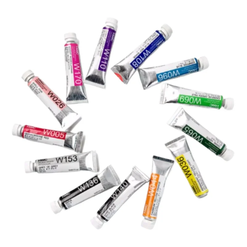 5/15ml Tubular B/C Grade Holbein High Transparent High Concentration Watercolor Artist's Master Watercolor Pigment Art Supplies — zdjęcie produktu 7
