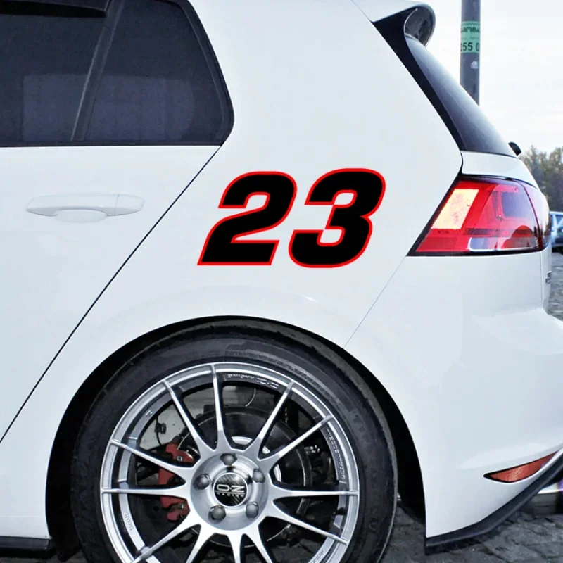 

Automotive self-adhesive stickers, numbers, 1, 2, 3, 4, 5, 6, 7, 8, 9, 0